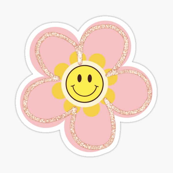 Adorables Collections De Fleurs D'autocollants Pinky PNG , Fleur