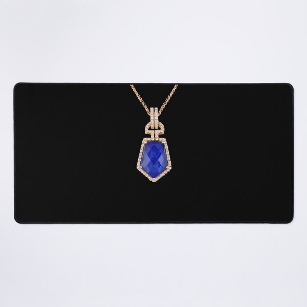 Item preview, JEWELRY GRAPHIC, GLIZTY BLING, SIMULATED SAPPHIRE & DIAMOND NECKLACE GRAPHIC, TAURUS BIRTHSTONE, DRESSY, HOLIDAY designed and sold by classic car craze.