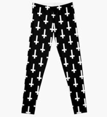 upside down cross Leggings