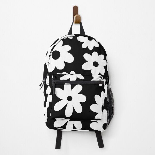 Item preview, Daisy Flower Pattern (white/black) designed and sold by Design Minds Boutique.