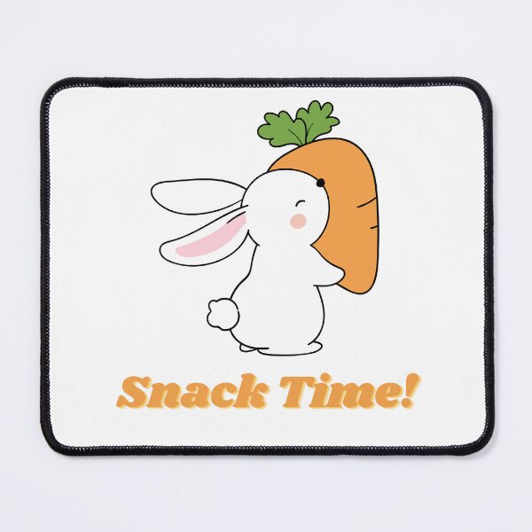 Item preview, Bunny Loves Snacks designed and sold by prudencehollow.
