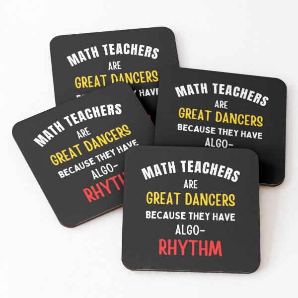 Item preview, Math Teachers Are Great Dancers The Best Teacher Yellow Design designed and sold by BestTeacher.