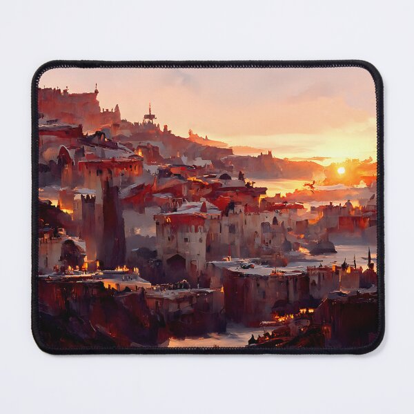 Item preview, Sunset at a port town. designed and sold by lostcauseblue.