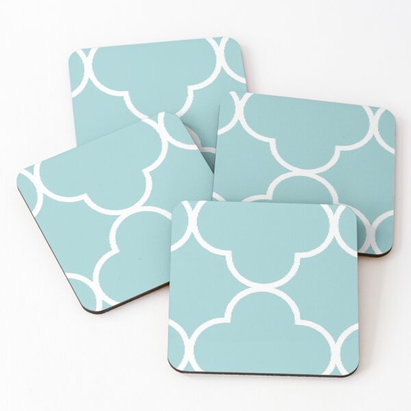 Item preview, PATTERN,MORROCCAN,WHITE,BLUE, designed and sold by artflare.