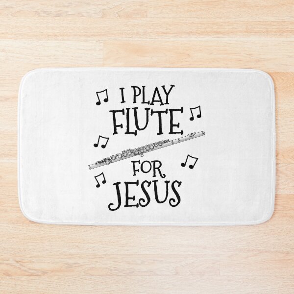 Item preview, I Play Flute For Jesus Flutist Church Musician designed and sold by doodlerob.