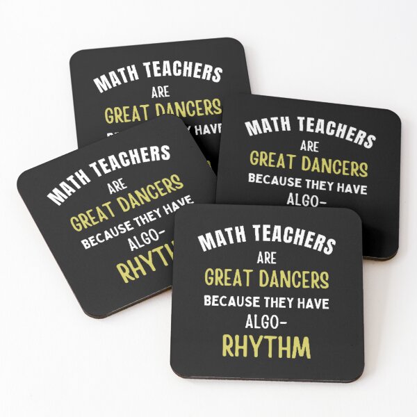Item preview, Math Teachers Are Great Dancers The Best Teacher Golden Design designed and sold by BestTeacher.