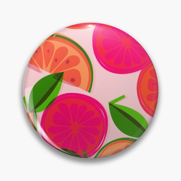 Item preview, Grapefruit Orange Fruit Tree Pattern Design designed and sold by antevasinart.