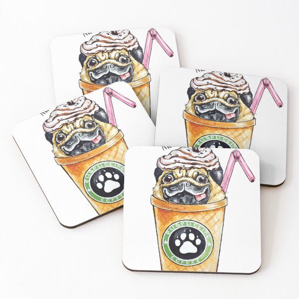 Item preview, Dog Lover Pug Coffee designed and sold by OhMyPug.