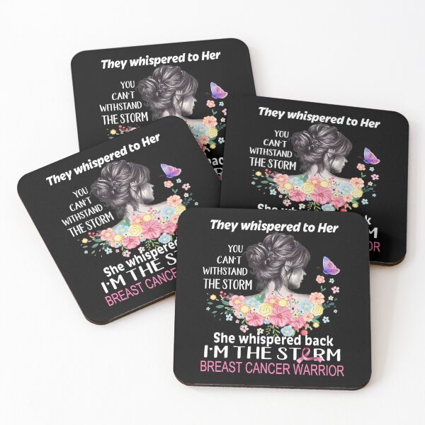 Item preview, Breast Cancer Warrior I'm The Storm Breast Cancer Awareness designed and sold by Hatjar.