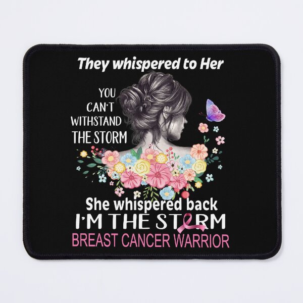 Item preview, Breast Cancer Warrior I'm The Storm Breast Cancer Awareness designed and sold by Hatjar.