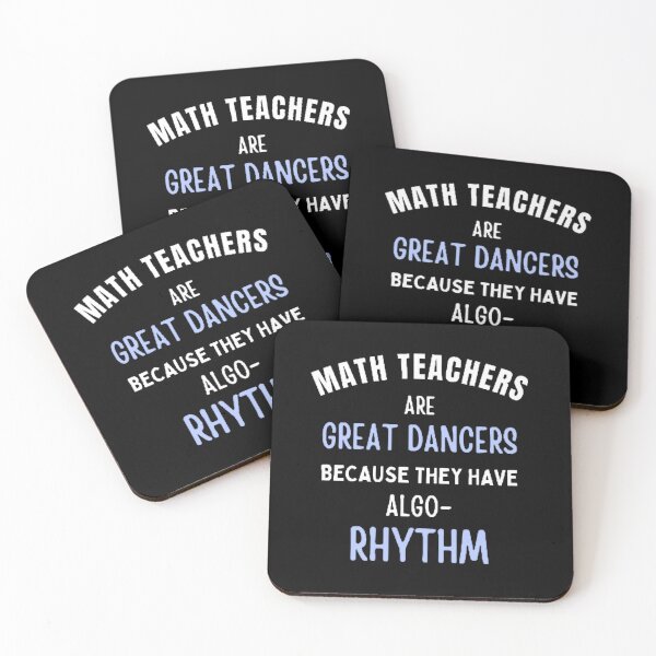 Item preview, Math Teachers Are Great Dancers The Best Teacher Blue Design designed and sold by BestTeacher.