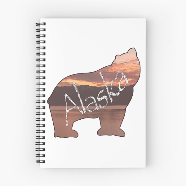 Item preview, Alaska Sunrise Bear with Text designed and sold by DippyHippie.