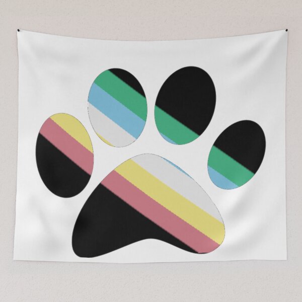 Item preview, Disability Pride Service Dog Paw designed and sold by -Archie Alexandre-.