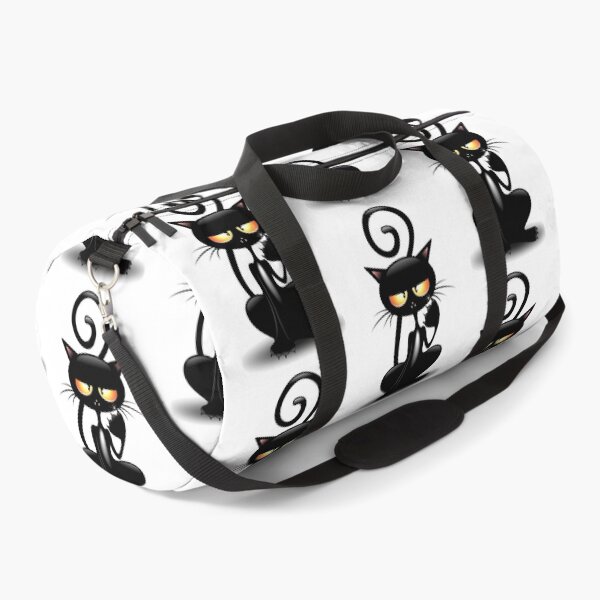 Item preview, Cat Cattish Angry Black Cat funny Character designed and sold by BluedarkArt.