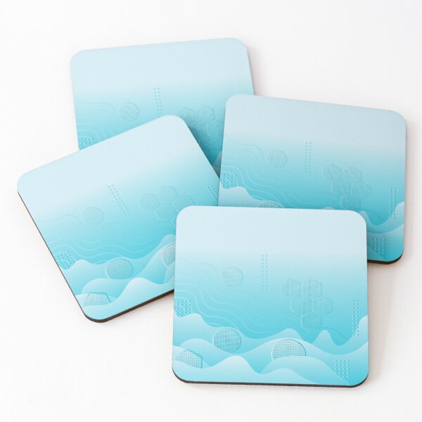 Item preview, Ocean-blue abstract background designed and sold by Julia Rudens.