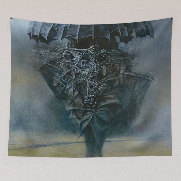 Item preview, Untitled (Umbrella), by Zdzisław Beksiński designed and sold by JustContemplate.