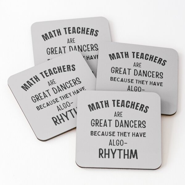 Item preview, Math Teachers Are Great Dancers The Best Teacher Black Design designed and sold by BestTeacher.