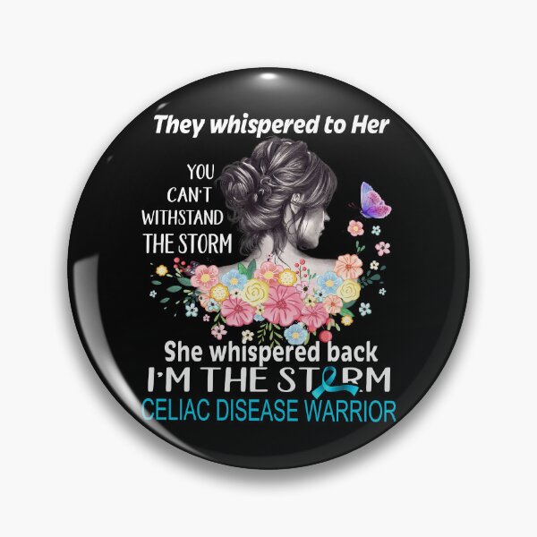 Item preview, Celiac Disease Warrior I'm The Storm Celiac Disease Awareness designed and sold by Hatjar.