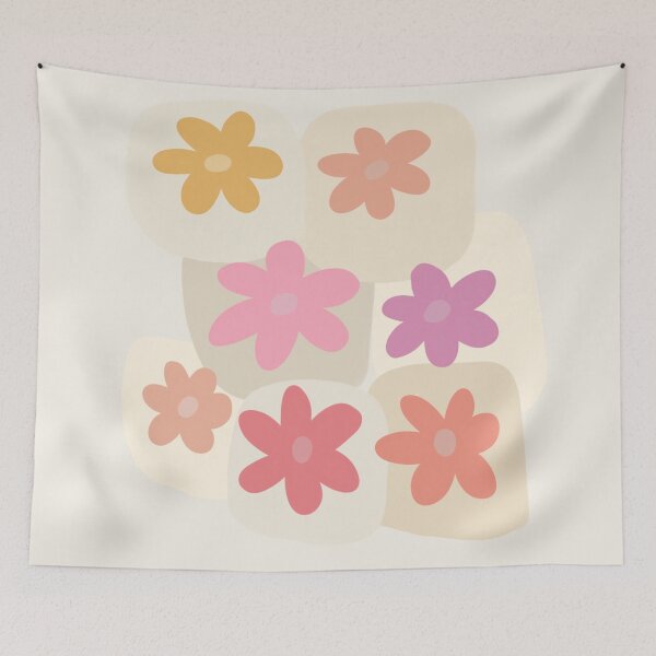 Item preview, Pastel colour floral design  designed and sold by Sanaura.