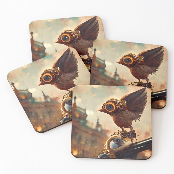 Item preview, Steampunk Cute Bird designed and sold by FantasyAI.