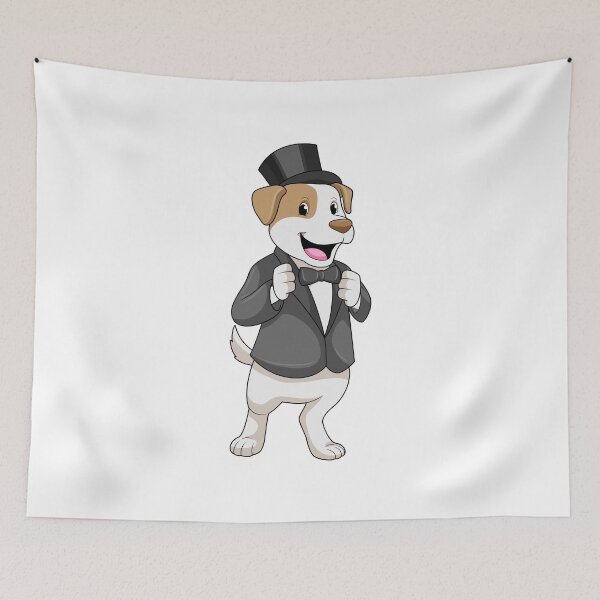 Item preview, Dog as Groom with Ribbon designed and sold by Snabdesign84.