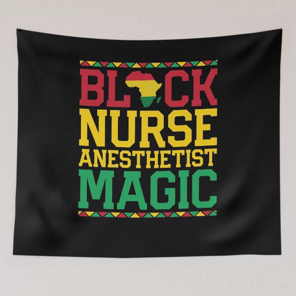 Item preview, Black Nurse Anesthetist Magic Shirt, Black CRNA Shirt, African Anesthetist Shirt, Nurse Anesthesiology Shirt, Black History Month Shirt designed and sold by aymob.