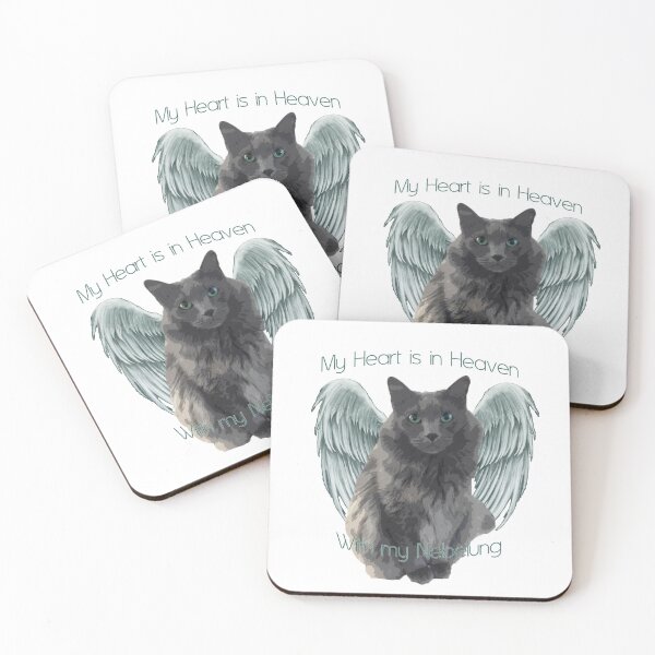 Item preview, Pet Memorial - My Heart is in Heaven, With my Nebelung designed and sold by JadeRyder.