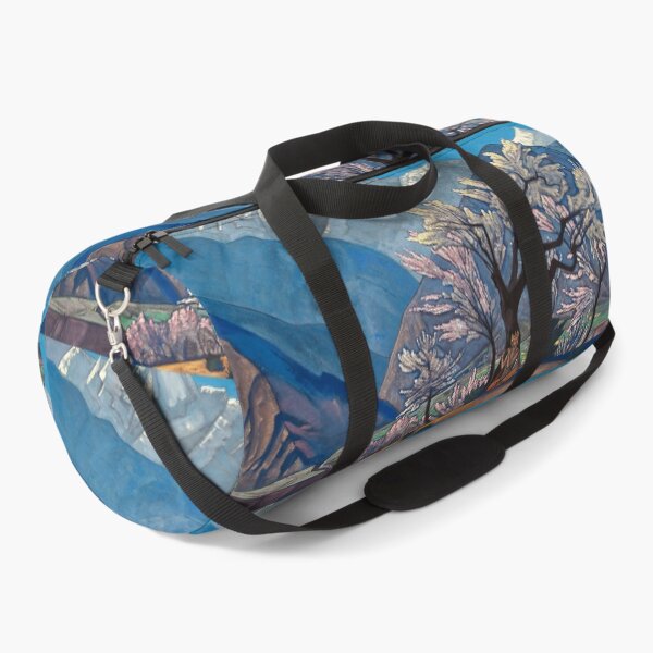 Item preview, Nicholas Roerich 008 -nicholas roerich famous snowy mountain ,trees and man playing flute spiritual paintings designed and sold by TeeARTHY.