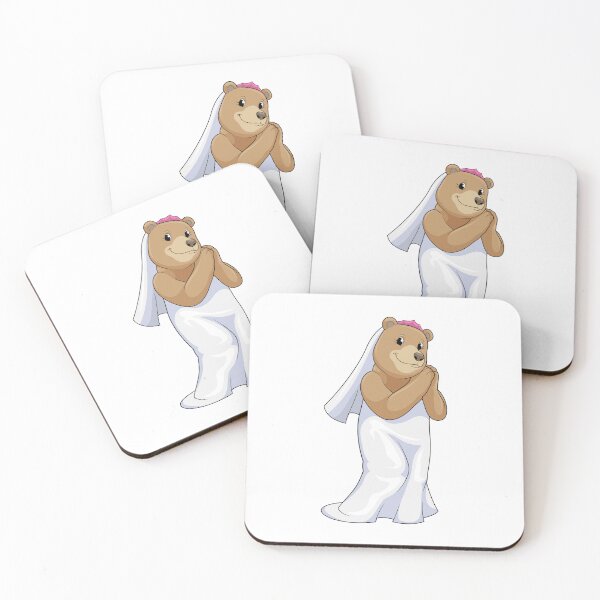 Item preview, Bear as Bride with Veil designed and sold by Snabdesign84.