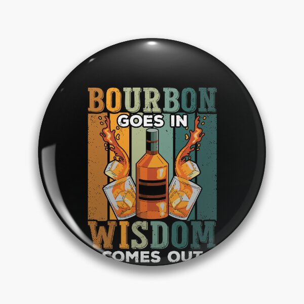 Artikelvorschau, Bourbon geht in Weisheit kommt heraus, Shirt, Bourbon-Shirt, Bourbon-Liebhaber, Bourbon-Whiskey, Bourbon-Flasche, Bourbon-Geschenk, Bourbon-Trinker-Shirt entworfen und verkauft von aymob.