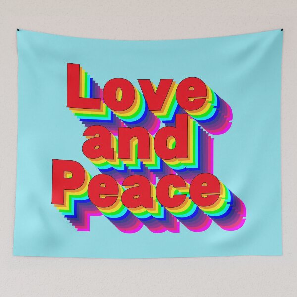 Item preview, Love and Peace Rainbow designed and sold by Biochao.
