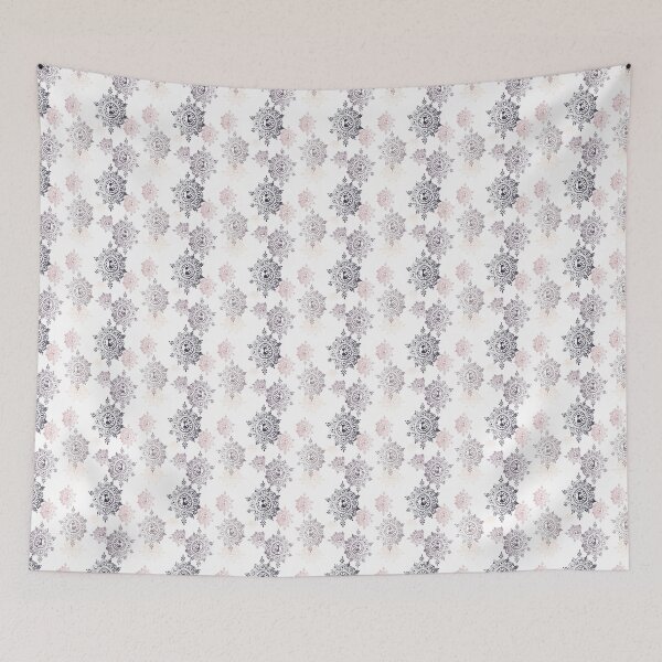 Item preview, Henna Flower Pattern designed and sold by PearlMoonGrapes.