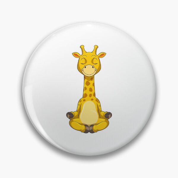 Artikelvorschau, Giraffe bei Yoga Meditation entworfen und verkauft von Snabdesign84.
