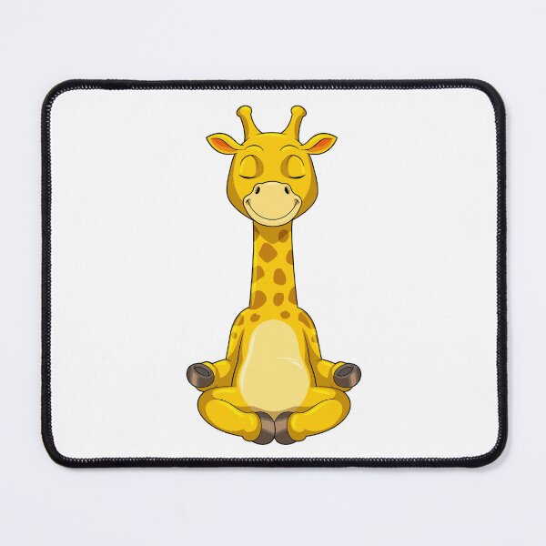 Artikelvorschau, Giraffe bei Yoga Meditation entworfen und verkauft von Snabdesign84.