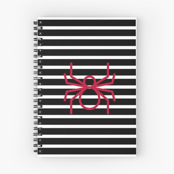 Item preview,  Halloween Black And White Stripes With Gray Spider designed and sold by BronikowskiART.