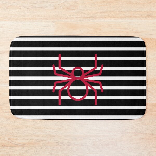 Item preview,  Halloween Black And White Stripes With Gray Spider designed and sold by BronikowskiART.