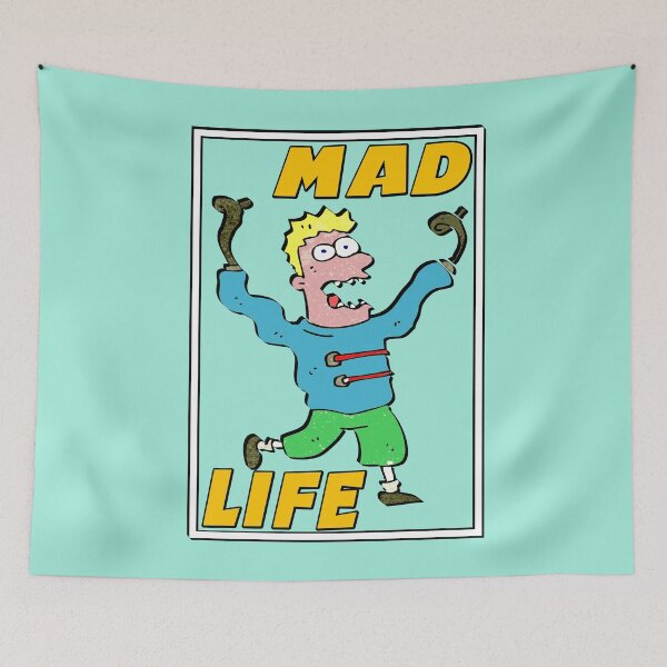 Item preview, Funny mad wild life with crazy guy designed and sold by AEROSPACE-IND.