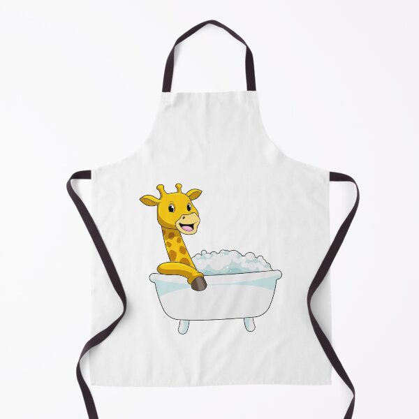 Artikelvorschau, Giraffe mit Badewanne mit Schaum entworfen und verkauft von Snabdesign84.
