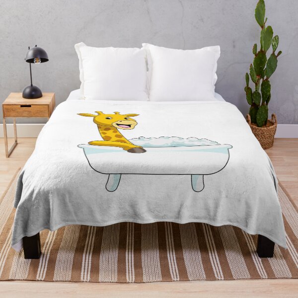 Aperçu de l'œuvre Giraffe with Bathtub with Foam créée et vendue par Snabdesign84.