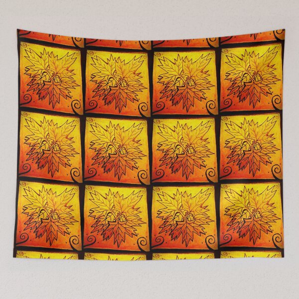 Item preview, Autumn Leaves, Maple Fall Glow, Halloween, October Warmth Designs designed and sold by Emma Boast.