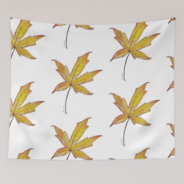 Item preview,  Illustration Liquidambar tree leaf in watercolor designed and sold by Malu-Iriarte.