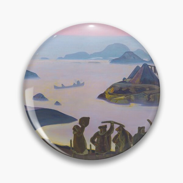 Item preview, Nicholas Roerich famous painting -The Call of the Sun by Nicholas Roerich,-Nicholas Roerich Himalayas designed and sold by TeeARTHY.