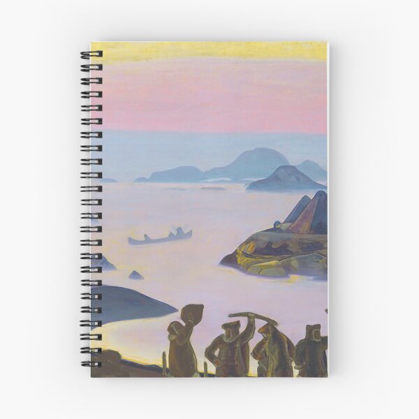 Item preview, Nicholas Roerich famous painting -The Call of the Sun by Nicholas Roerich,-Nicholas Roerich Himalayas designed and sold by TeeARTHY.