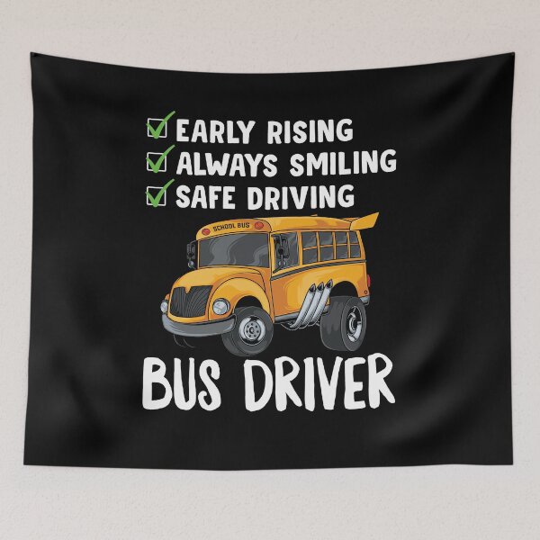 Item preview, Early Rising Always Smiling Safe Driving Shirt, School Bus Driver Shirt, Gift For Bus Drivers, Favorite Bus Driver Shirt, Bus Driver Life designed and sold by aymob.
