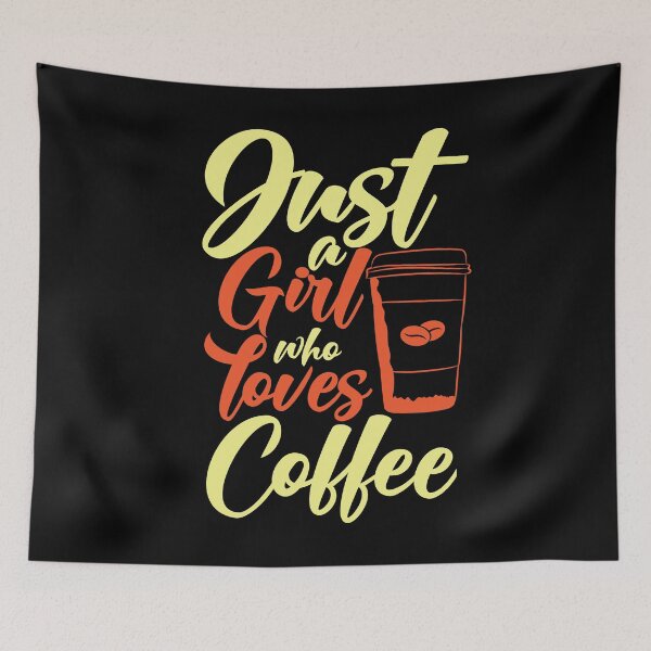 Item preview, Just a girl who loves coffee designed and sold by stryderdk.