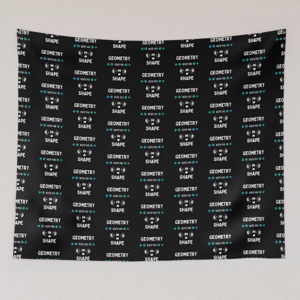 Item preview, Geometry Keeps You In Shape The Best Teacher Teal Design designed and sold by BestTeacher.
