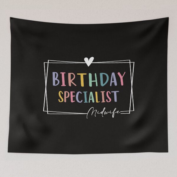 Item preview, Birthday Specialist Midwife Doula Birth Worker OB NICU Nurse designed and sold by Dream-bubble.