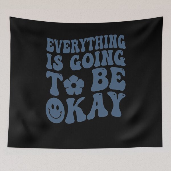 Item preview, Everything Is Going To Be Okay Shirt, Optimist Shirt, Everything Will Be OK Shirt, Positive Vibes Shirt, Everything Is Fine, I Am Good Shirt designed and sold by aymob.