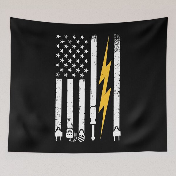 Item preview, Electrician US Flag Shirt, Tools For Electricians Shirt, Electricians Geek Shirt, Electricians Occupation Shirt, Electrician Lover Shirt designed and sold by aymob.