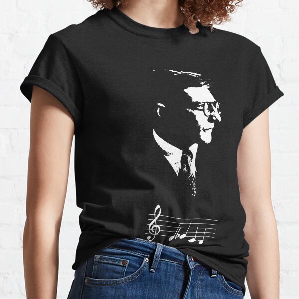 Dmitri Shostakovich DSCH motif musical notes Classic T-Shirt